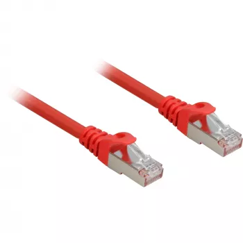 Netwerkkabel Sharkoon Cat.6a SFTP RJ-45 Cat6a 3 m rood
