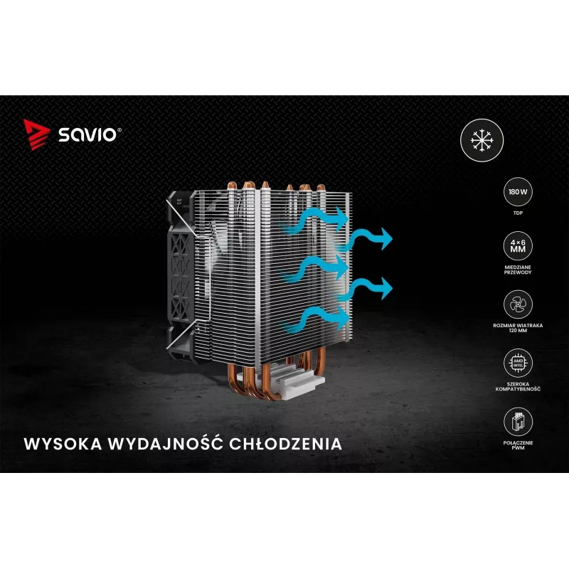 SAVIO VORTEX X2 CPU-koeler
