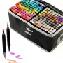 Marker-set Extralink MARKERY 204 stuks — alcoholmarker-set, diverse kleuren, 204 stuks