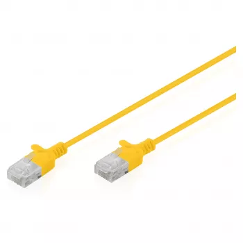 Patchkabel DIGITUS CAT6 U-UTP slank, 2 m, geel