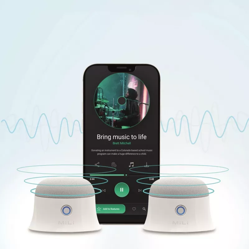 Draagbare luidspreker Ultron Mag Soundmate, wit