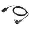 Netstekker type F Rittal DK 7200.216 zwart 1,8 m