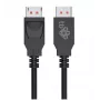 DisplayPort-kabel 2m zwart M/M v 2.1
