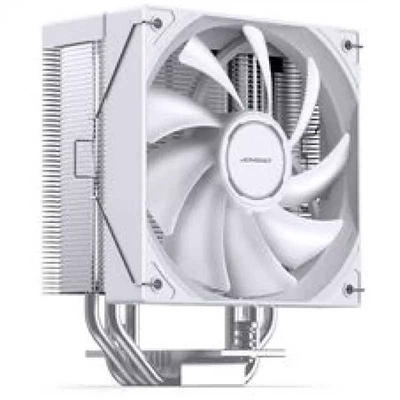 CPU-koeler Jonsbo CB40 WHITE ARGB, PWM-regeling, ARGB-verlichting, compacte tower, wit