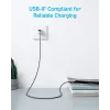 Anker Innovations 322 USB-A naar USB-C kabel nylon 1,8M zwart - kabel - digitaal/data