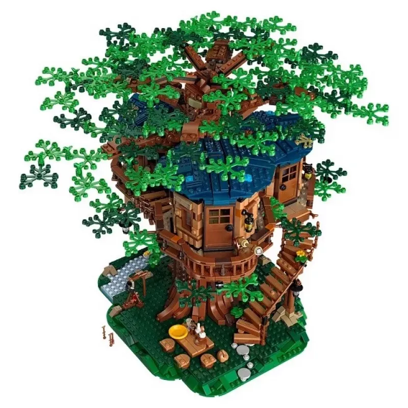 LEGO-set LEGO IDEAS 21318 boomhut 3-in-1-bouw — modulair boomhutmodel, meervoudige bouwset