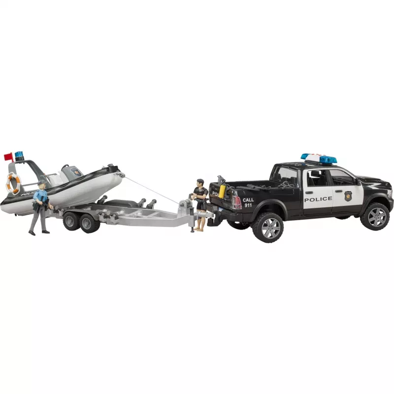 Dodge RAM 2500 Police pickup met boot