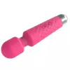 Clitoris-massageapparaat Erolab Wand-M MFN01r rosé roze — compacte massagestaf in toverstafstijl