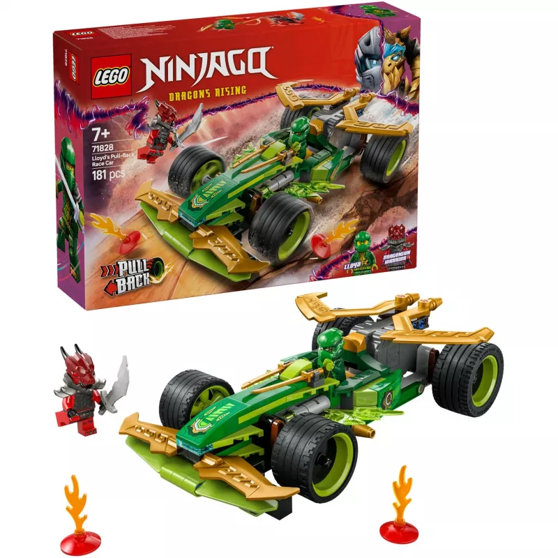 LEGO bouwset NINJAGO Lloyds Action Speedster 71828, 181 onderdelen, 2 minifiguren, leeftijd 7+