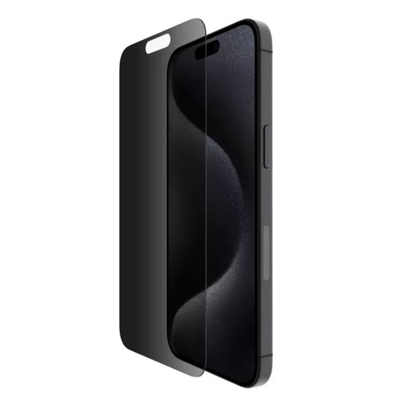Belkin ScreenForce InvisiGlass privacyscreenprotector voor Apple iPhone 16 Pro Max, OVA170hq