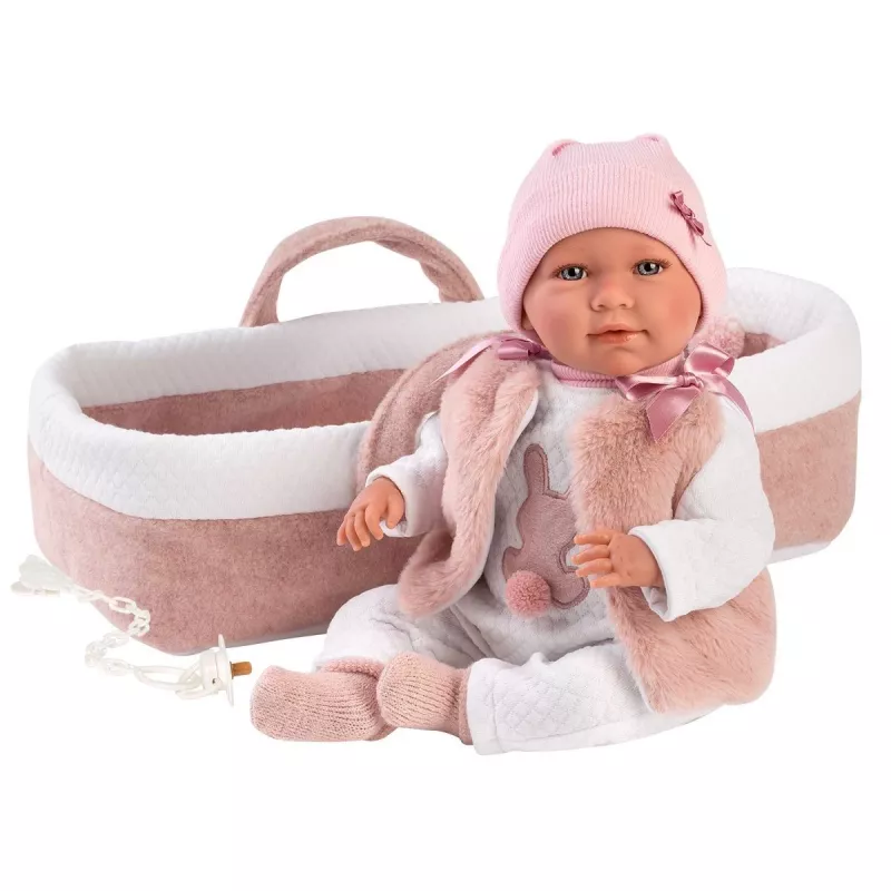 Llorens Mimi Rosa 42 cm — Llorens 74012, vinyl en textiel, beweegbare ledematen
