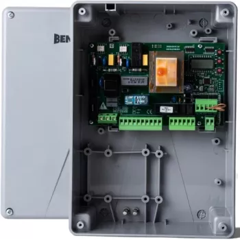 Beninca besturingseenheid Heady 40538 met behuizing — centrale eenheid voor hek- en slagboombesturing