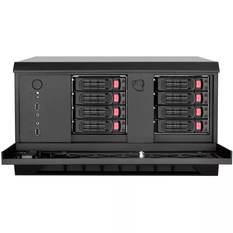 Computerkast Silverstone Technology SST-CS381 v1.1 Mini-ITX zwart