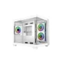Cooler Master E481-WHNN-S00 Elite 481 WOOD wit, mATX, frontpaneel, 70° volledig zicht tempered glass