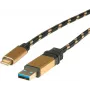 ROLINE Gold - USB-kabel - USB Type A (M) naar USB-C (M)