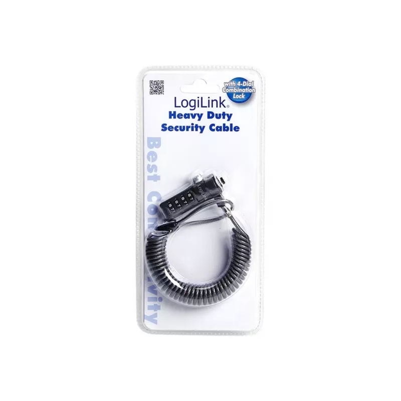 LogiLink NBS004 kabelslot zwart 1,8 m