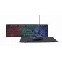 Bekabeld full-size toetsenbord met muis Gembird KBS-UML-01 — USB, QWERTY US, 104 toetsen, zwart