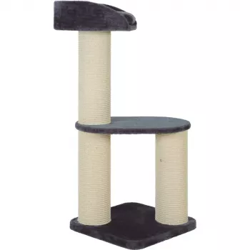 ZOLUX Big Cat 2 krabpaal – sisal, 505×505×1120 mm, zwart, 15,3 kg