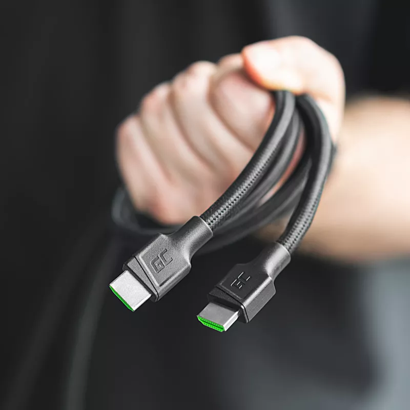 Green Cell HDGC02 HDMI-kabel 3 m HDMI Type-A (standaard) zwart (HDGC02)