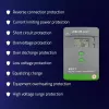 Qoltec, solar MPPT-laadregelaar met temperatuursensor 20A 12V/24V display LCD 2 X USB
