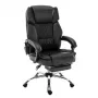 Ergonomische bureaustoel mark adler MA-BOSS 6.0, zitting van bio-leer, in hoogte verstelbaar 47–55 cm, lendensteun, tilt-dual-mechanisme