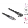 USB-kabel DeLOCK 81131 1 m USB-C zwart 40 Gbit/s