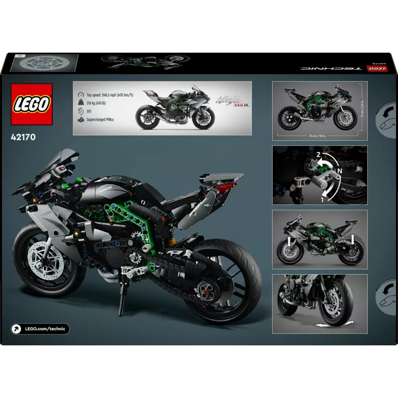 LEGO Technic Kawasaki Ninja H2R 42170 motorfiets