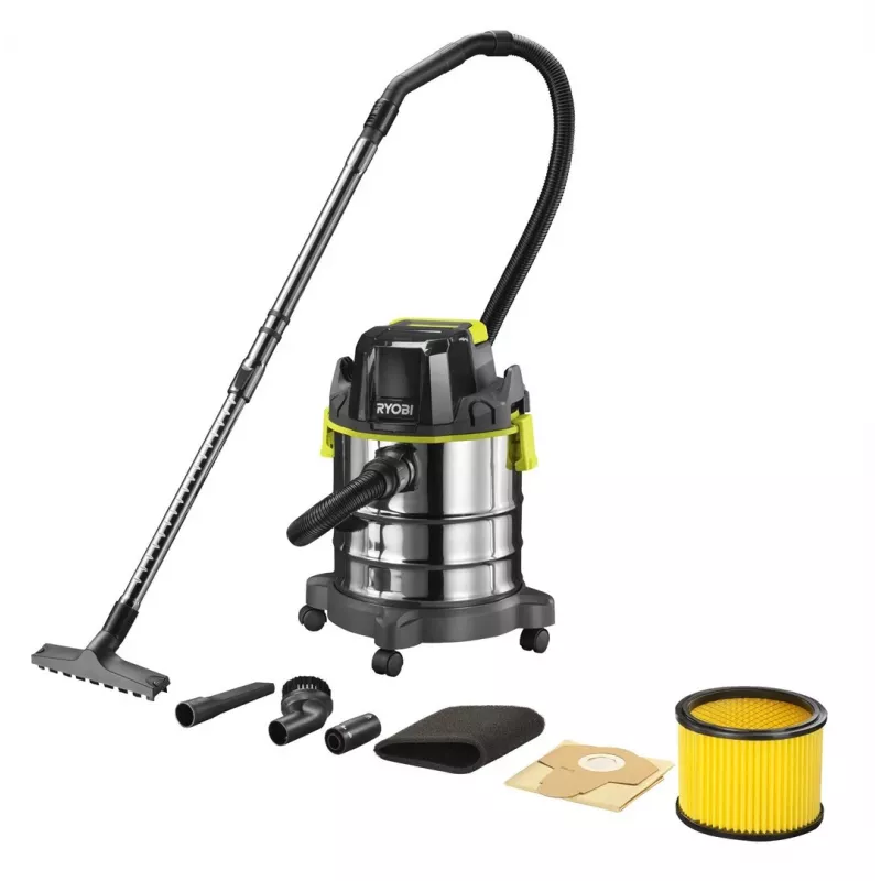 RYOBI R18WDV-0 stofzuiger 18V One+ zwart, groen