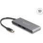 DeLOCK 4-poorts USB Type-C-hub 2 x USB Type-A 2 x USB Type-C 10 Gbps