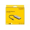 DeLOCK 64261 USB 3.2 Gen 1 Type-C hub 10000 Mbit/s zwart grijs