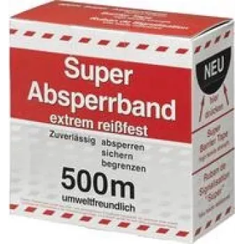 Afzetband KWB 951855, merk KWB, lengte 500 m, veiligheidsmarkeringsband