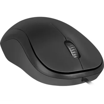 Bedrade optische muis DEFENDER PATCH MS-759 USB Type-A, dubbelhandig, 1000 DPI, zwart