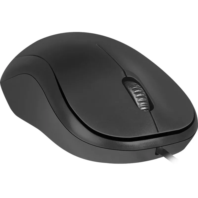 Bedrade optische muis DEFENDER PATCH MS-759 USB Type-A, dubbelhandig, 1000 DPI, zwart
