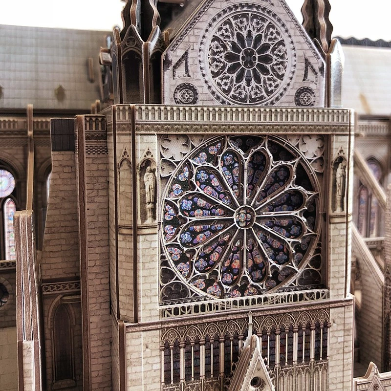 3D-puzzel CubicFun Notre Dame, 293 stukjes, schaalmodel van de kathedraal