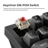Mechanisch toetsenbord Keychron Q1 Ultra 8K — 75% layout, USB + RF draadloos + Bluetooth, RGB, zwart