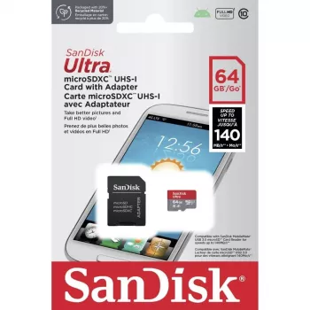 Flash-geheugenkaart SANDISK SDSQUAB-064G-GN6TA 64GB