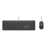 Bedrade USB-toetsenbord Logitech 920-013343 QWERTZ Duitse layout grafiet