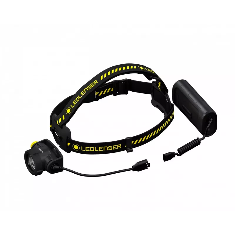 Hoofdlamp Led Lenser H15R Work zwart geel