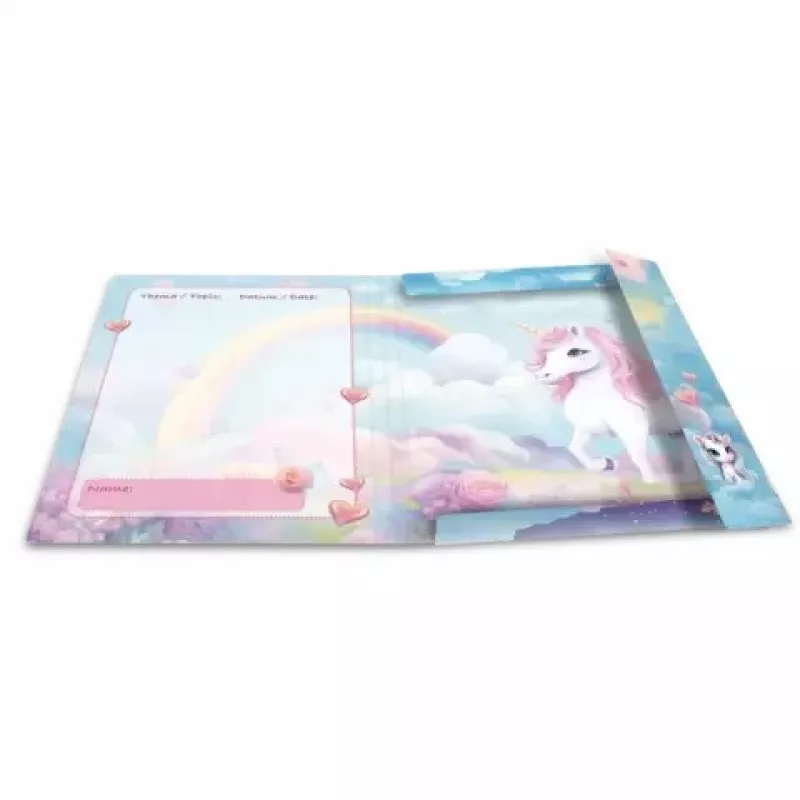 Omslagmap HERMA A3 Happy Unicorns