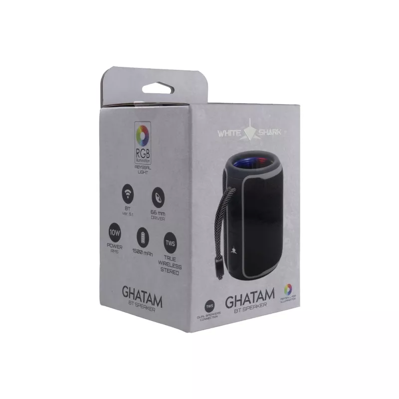 White Shark GBT-3007 Ghatam zwart/grijs