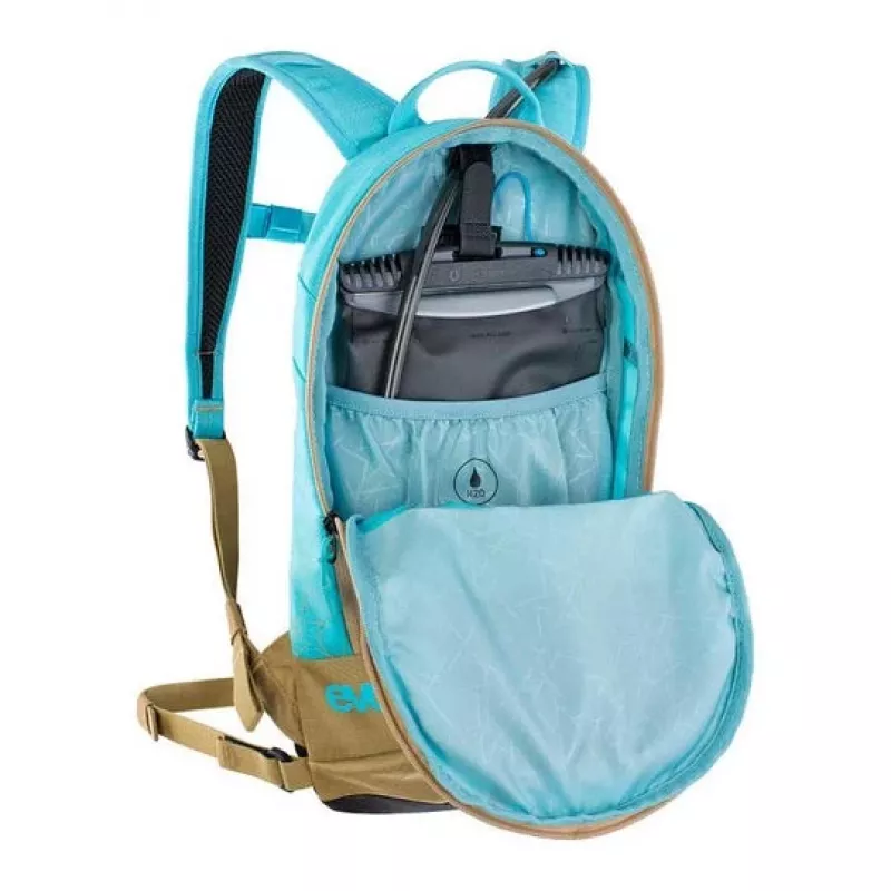 Sportrugzak EVOC Joyride 4 blauw goud 5L 2L drinkblaas
