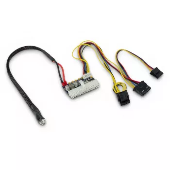 Voeding Inter-Tech 88882188 160 W 20-pin ATX zwart