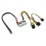 Voeding Inter-Tech 88882188 160 W 20-pin ATX zwart