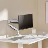 Monitorhouder MACLEAN MC-969 dubbele arm-gasveer voor 17–45 inch beeldschermen, max. belasting 16 kg