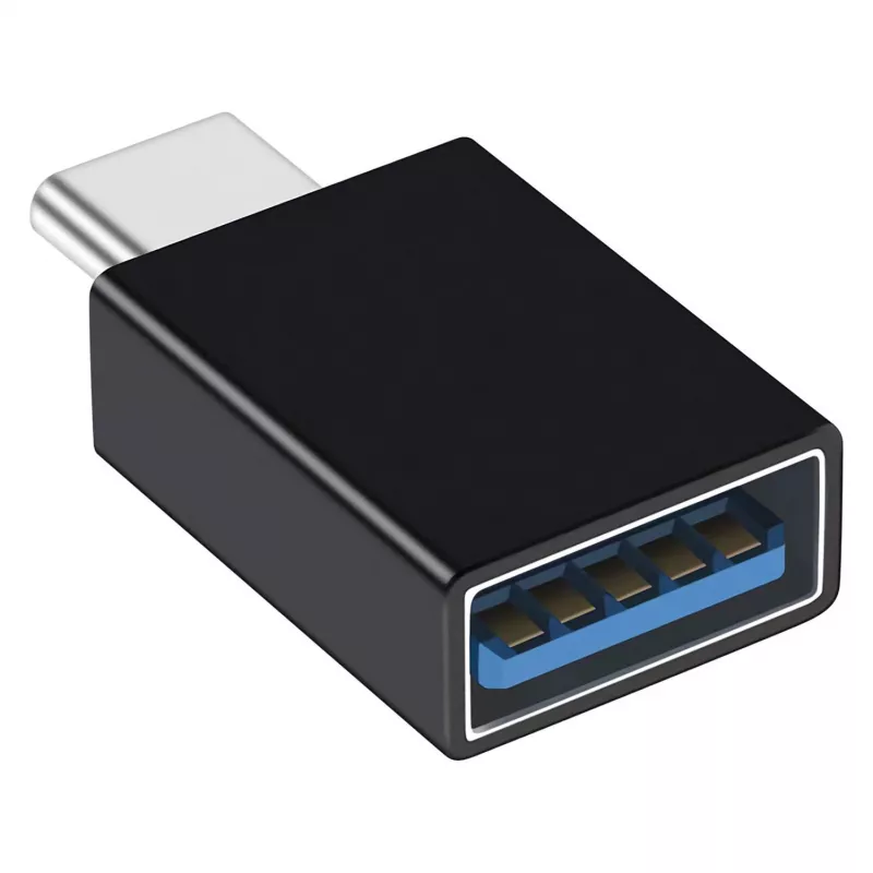 USB-kabel RealPower MagneticCharge3 1m USB A zwart blauw rood