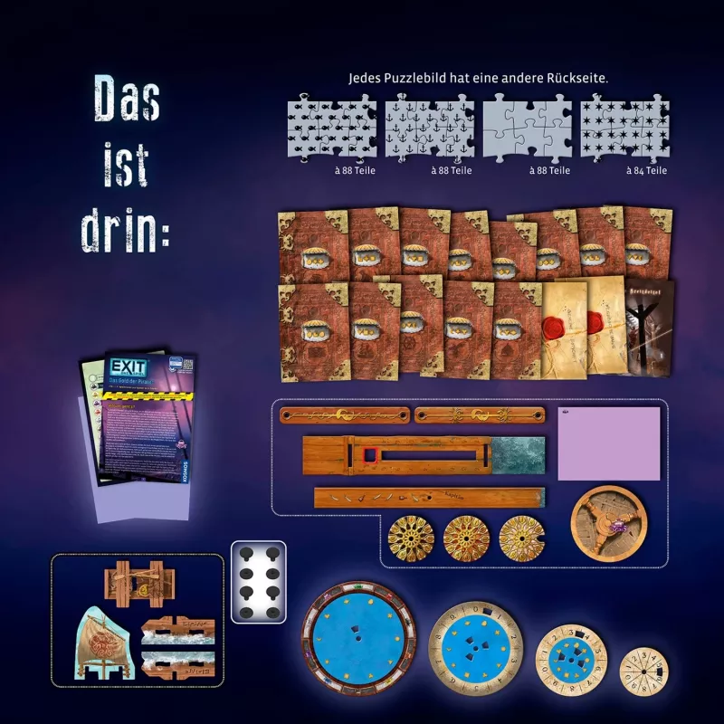 Kosmos EXIT - Het spel puzzel 14 stuks
