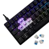 Mechanisch toetsenbord White Shark Shinobi-2 Blue Switch zwart US-layout