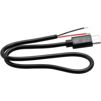 USB-C-kabel naar 2x open kabeleinden 30 cm Omnitronic 30222105
