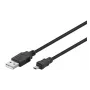 Microconnect USBAMB82 USB-kabel USB 2.0 1,8 m USB-A Mini-USB-B zwart