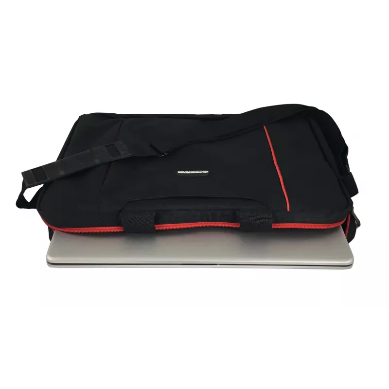 Esperanza SALERNO 39,6 cm (15,6) Toploader-tas zwart, rood